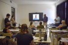 Se dictó la primera clase presencial del Profesorado de Matemática