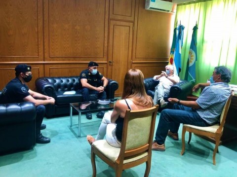 El intendente Carrera se reunió con Bomberos de Pehuajó
