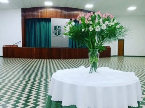 Jorge Newbery reinaugura el salón de fiestas 