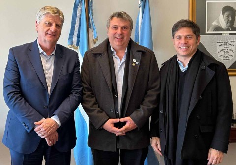 Succurro estuvo presente en la firma de convenios entre Kicillof y Ziliotto