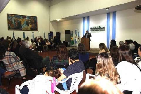 Se realizó el acto protocolar por el aniversario de Salliqueló
