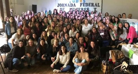 Candidatas del Frente de Todos en la Jornada Federal de Mujeres y Diversidades