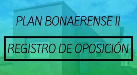 Tres Lomas exhibe el registro de oposición del Plan de Viviendas "Bonaerense II"