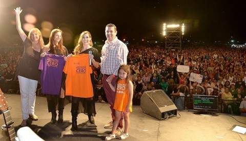 Soledad cantó ante una multitud en Cochicó