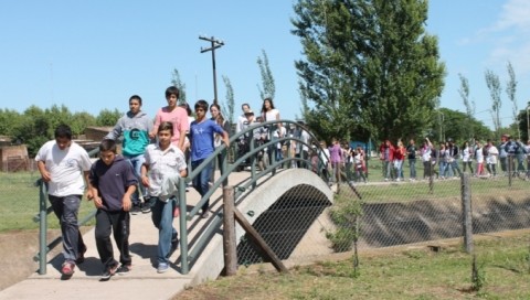 Con una caminata, cerraron un proyecto socio-comunitario