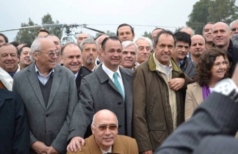 El intendente de Tres Lomas, en el lanzamiento del programa de seguridad rural