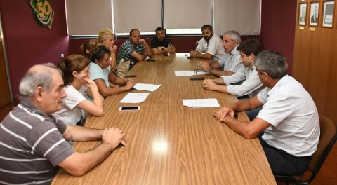 El Intendente se reunió con Gremios Municipales