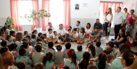 Los hijos de Osvaldo Balbín lo recordaron en el Jardín que lleva su nombre