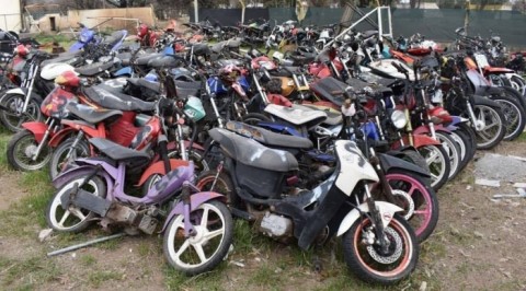 Se compactarán motos y automóviles