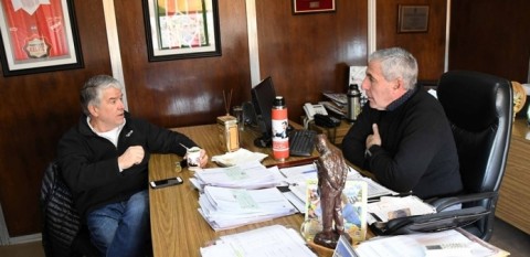 Hernández se reunió con Alfredo Irigoin en Salliqueló