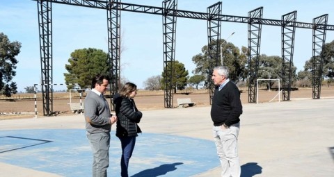 Hernández recorrió obras con el Diputado Balbín