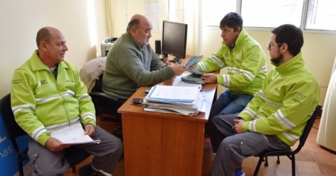 Trabajos de saneamiento en Tres Lomas