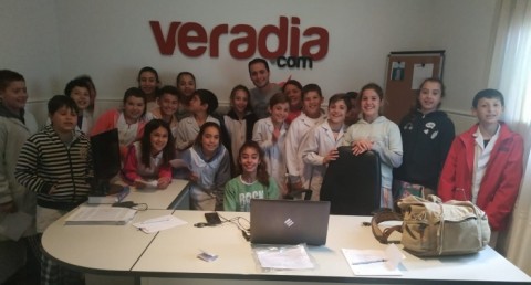 Alumnos de la Escuela Primaria N° 1 visitaron Veradia.com