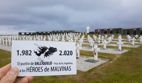 Un salliquelense en las Islas Malvinas