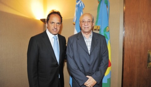 Alvarez expuso su plan de gobierno ante el gobernador Scioli y sus ministros
