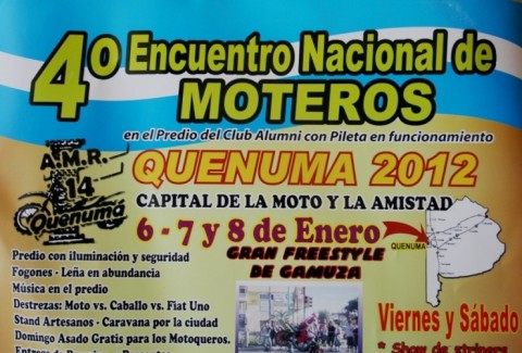 Los ?Amigos de la Ruta 14? organizan el 4to. Encuentro Nacional de Moteros