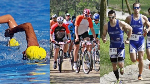 Triatlón por equipos en Salliqueló