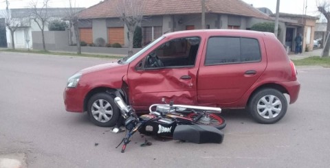 Accidente en Pellegrini y 27 de Octubre