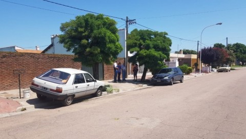 Accidente en calle Rivadavia