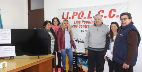 Lipolcc entregó premios de la rifa y anunció la compra de un inmueble para su oficina