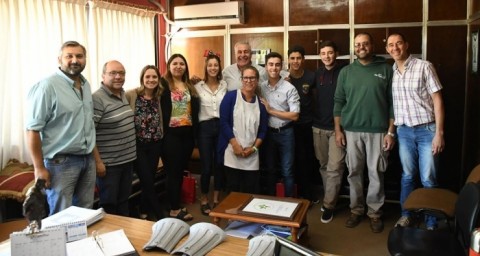 Hernández recibió a los alumnos que realizaron Prácticas Profesionalizantes en la Municipalidad