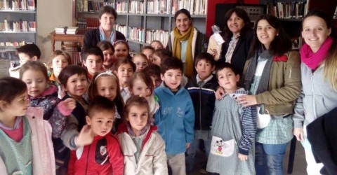 Una sala del Jardín 904 visitó la Biblioteca