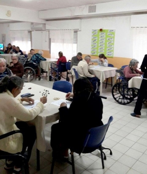 Festejan los cumpleaños de junio en el Asilo