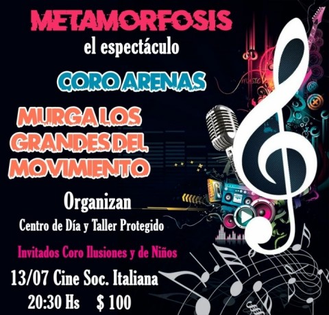 El Coro Arenas y Los Grandes del Movimiento presentan Metamorfosis 