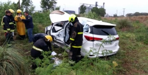 Un vecino de Tres Lomas se accidentó en la Ruta 33