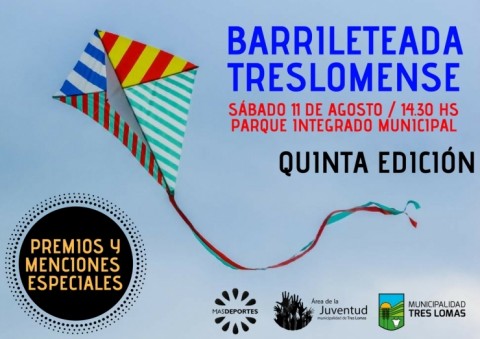 Llega la Quinta Barrileteada Treslomense