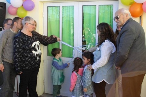 Inauguraron un nuevo espacio en el Jardín de Infantes 903