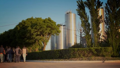 Fuga de amoníaco en la fábrica de La Serenísima de Leubucó