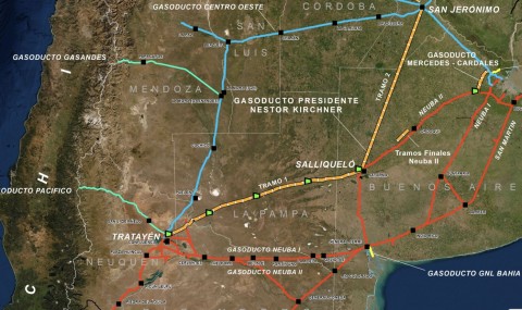 El gobierno puso fecha a la inauguración del gasoducto Néstor Kirchner