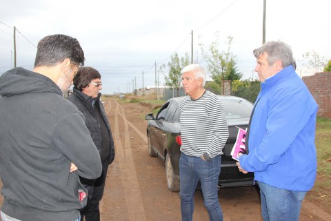 El diputado Alejandro Dichiara visita Salliqueló