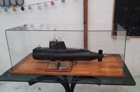 Maqueta del ARA San Juan: declarada de Interés Público en Mar del Plata