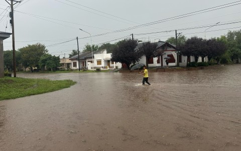 Fuertes lluvias en la región: Salliqueló registró más de 120 mm en pocas horas