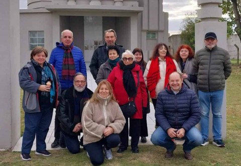 Un contingente de CABA visitó las obras de Salamone en Tres Lomas