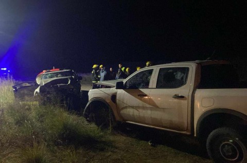Fuerte accidente en Ruta 14, entre Villa Maza y Quenumá