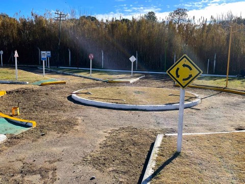 Trabajos de puesta en valor de la Plaza de Seguridad Vial