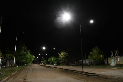 Culminó el recambio de luminarias en la Avenida Ituzaingó