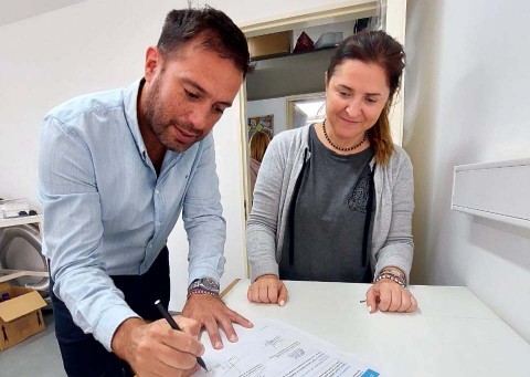 Spinolo firmó un convenio la Universidad de La Pampa