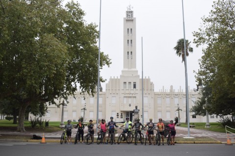 Recorrió la región la “Primera travesía Rural Bike Salamónica”