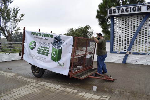 Funcionará un “Punto Verde” en el Arco de la Estación