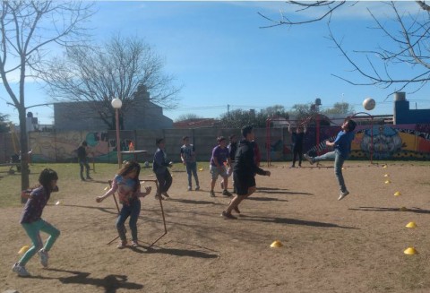 Jornada recreativa en el barrio San Juan