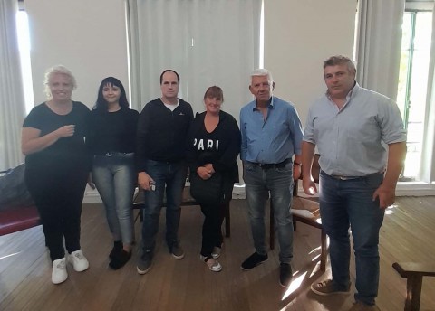 Alejandro Dichiara visitó Salliqueló