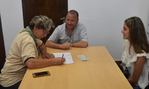 La Municipalidad entregó un subsidio a la agrupación scout