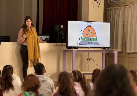 Dictaron un taller de educación ambiental en la Escuela Primaria 2 