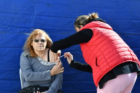 Vacunaron contra la Fiebre Hemorrágica Argentina en la Expo Rural