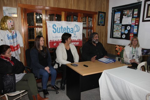 El Secretario General de SUTEBA visitó Salliqueló