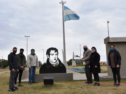 Homenaje a Manuel Belgrano en Tres Lomas